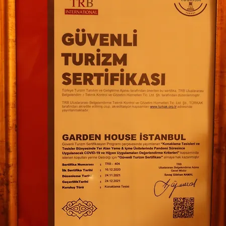 Garden House - Special Class 호텔 이스탄불