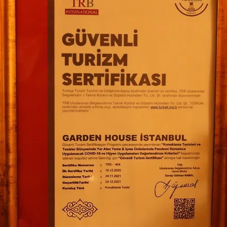 Garden House - Special Class Ξενοδοχείο Κωνσταντινούπολη